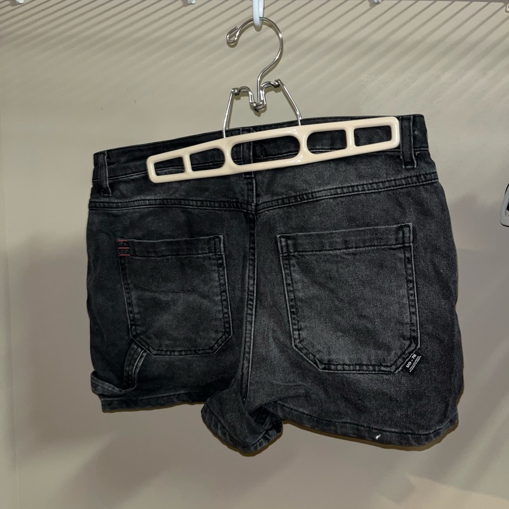 BDG Women's Dark Gray Jean Shorts - Picture 2 of 3